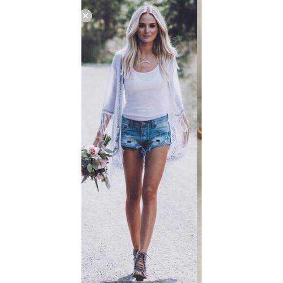 Jeffrey Campbell x Anthropologie Cors3 •9.5•Suede Peep Toe Lace-up Ankle Bootie - Picture 3 of 9